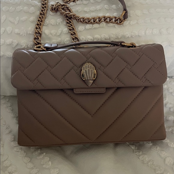 Kurt Geiger Tan Quilted Shoulder Bag - Picture 5 of 6